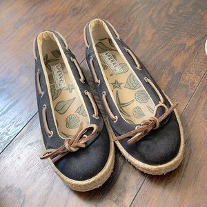 Sperry Top Sider Navy flats